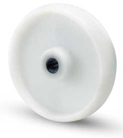 ruote industriali-poliamide 6/nylon colore bianco